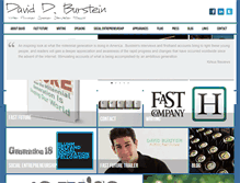 Tablet Screenshot of davidburstein.com